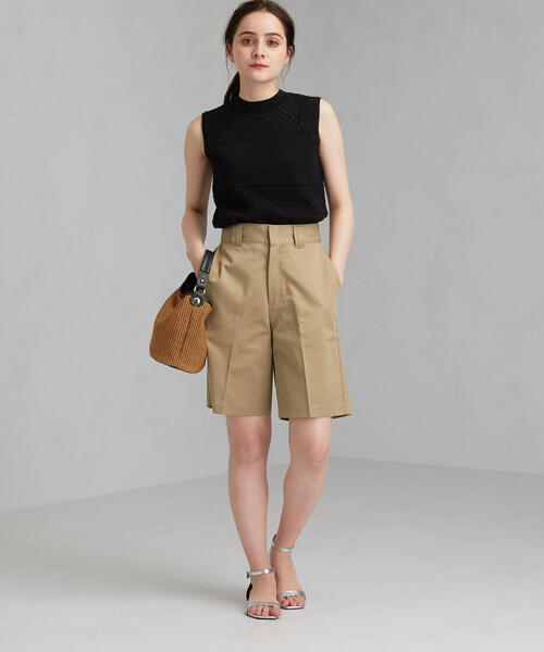 Dickies（ディッキーズ）の「[別注 ディッキーズ] SC Dickies×GLR ショートパンツ（その他パンツ・レディース・ブラック/オリーブ/ベージュ・36/38）」の4枚目の写真