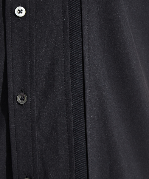 5351 POUR LES HOMMES(ゴーサンゴーイチプールオム)の「【2WAYストレッチ】ストライプ半袖シャツ(シャツ/ブラウス・メンズ・ブラック/ホワイト系その他/ブラック系その他・44/46/48/50)」の4枚目の写真