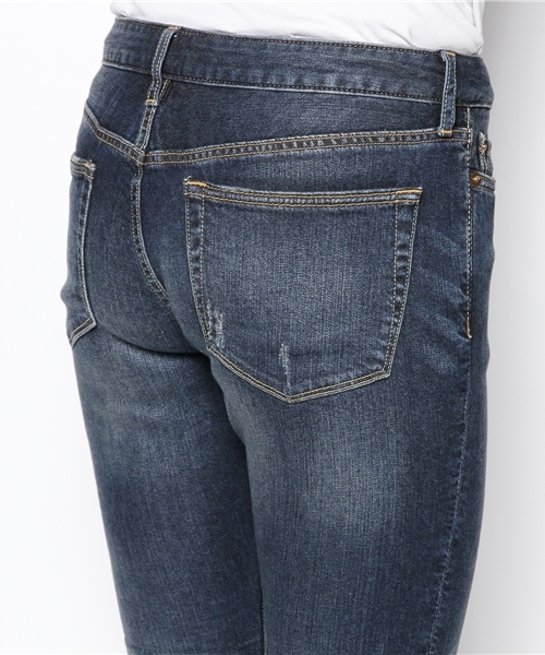 PLST（プラステ）の「テンセル混スラウチークロップドデニムパンツ（デニムパンツ・レディース・インディゴブルー/ダークインディゴブルー・23inch/25inch/26inch/24inch）」の10枚目の写真