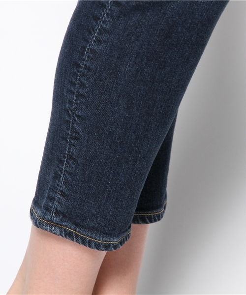 PLST（プラステ）の「テンセル混スラウチークロップドデニムパンツ（デニムパンツ・レディース・インディゴブルー/ダークインディゴブルー・23inch/25inch/26inch/24inch）」の4枚目の写真