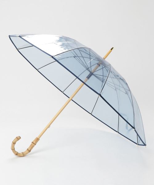 Traditional Weatherwear(トラディショナルウェザーウェア)の「VINYL UMBRELLA BAMBOO(長傘)」|ブルー