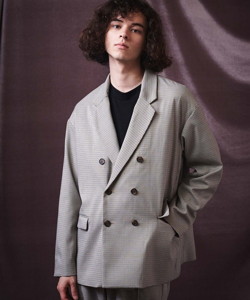 キャスパージョン テーラードジャケット スーツ モカ