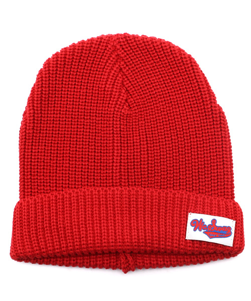 WC（ダブル シー）の「コットンニットCAP（ニットキャップ/ビーニー・レディース・ライトパープル/イエロー/ライトピンク/レッド/ホワイト/ブラック/杢グレー/ブルー/サックスブルー/ネイビー・FREE）」の10枚目の写真