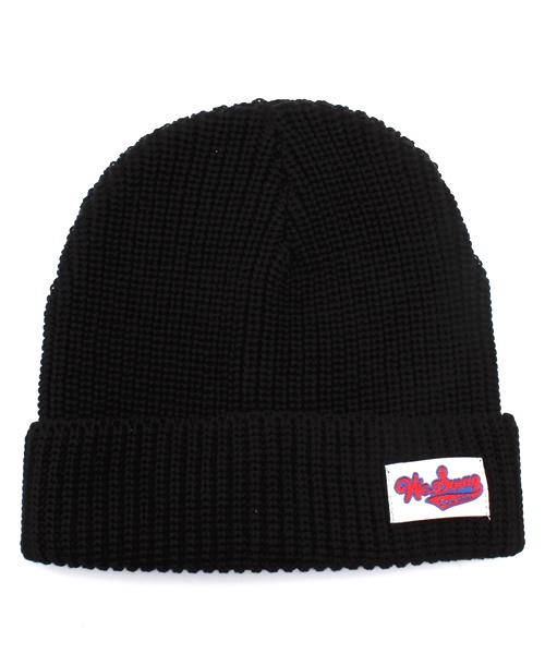 WC（ダブル シー）の「コットンニットCAP（ニットキャップ/ビーニー・レディース・ライトパープル/イエロー/ライトピンク/レッド/ホワイト/ブラック/杢グレー/ブルー/サックスブルー/ネイビー・FREE）」の3枚目の写真