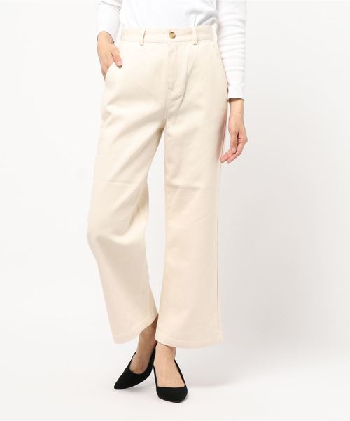 KOBE LETTUCE（コウベレタス）の「綿100%カラーストレートデニムパンツ（その他パンツ・レディース・ピンク/モカ/ホワイト系その他/グリーン系その他・S/M）」の8枚目の写真