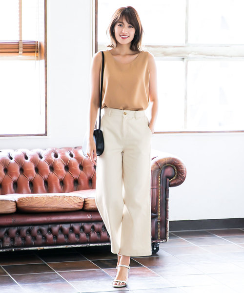 KOBE LETTUCE（コウベレタス）の「綿100%カラーストレートデニムパンツ（その他パンツ・レディース・ピンク/モカ/ホワイト系その他/グリーン系その他・S/M）」の7枚目の写真