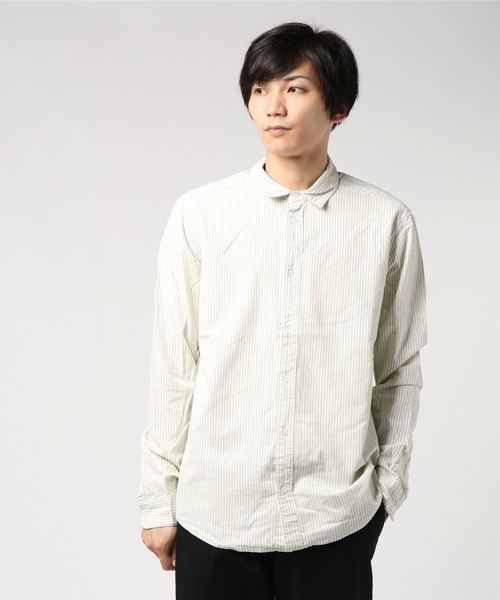 RVCA(ルーカ)の「RVCA メンズ HI-GRADE STRIPED LONG SLEEVE T-SHIRT ロングスリーブシャツ/ルーカ(シャツ/ブラウス・メンズ・グレー・SMALL/MEDIUM/X-LARGE/LARGE)」の1枚目の写真