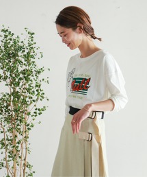 NOMBRE IMPAIR | dockingプリント ラウンドネックＴＥＥ(Tシャツ/カットソー)