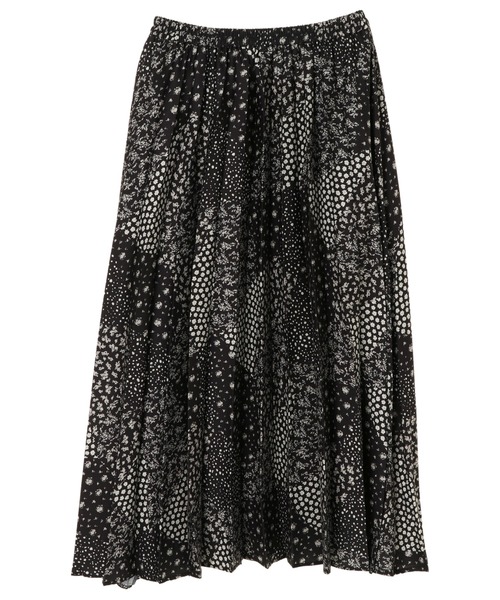 CRAFT STANDARD BOUTIQUE(クラフトスタンダードブティック)の「プリーツロングフレアスカート *◇(スカート・レディース・ドット/サックスブルー/グリーン/その他1/グレイッシュベージュ/ネイビー/ライトグリーン/モカ/パープル・FREE)」の8枚目の写真