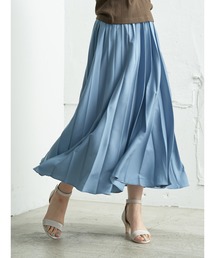 CRAFT STANDARD BOUTIQUE | 【2020SS】PLEATED LONG SKIRT/プリーツロングフレアスカート●＊(スカート)