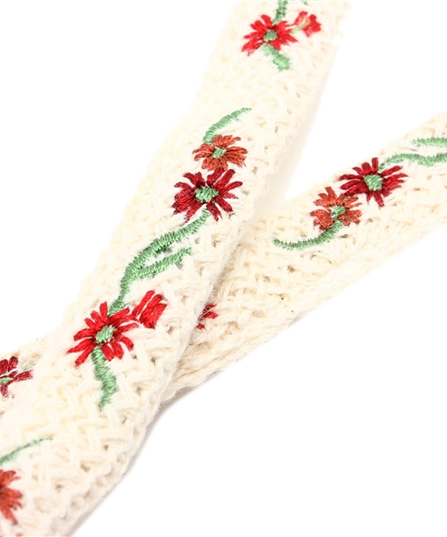 BEAMS BOY(ビームスボーイ)の「◎BEAMS BOY / 刺繍 ワイヤーカチューシャ(カチューシャ・レディース・ホワイト・ONE SIZE)」の2枚目の写真