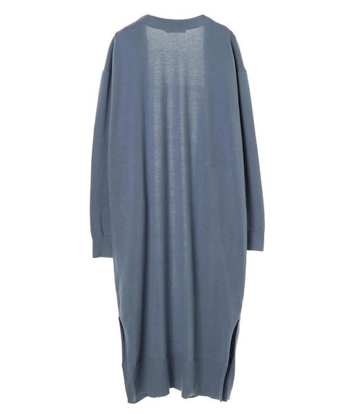 AMERICAN HOLIC（アメリカンホリック）の「Vネックロングニットカーディガン　＊（カーディガン/ボレロ・レディース・ブラック/ベージュ/ネイビー/サックスブルー・M/L）」の20枚目の写真