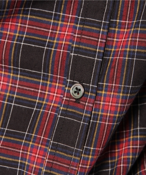 MYSELF ABAHOUSE（マイセルフアバハウス）の「ﾀｰﾀﾝﾁｪｯｸBD（シャツ/ブラウス・レディース・ネイビー/ブラック・SMALL/MEDIUM）」の9枚目の写真