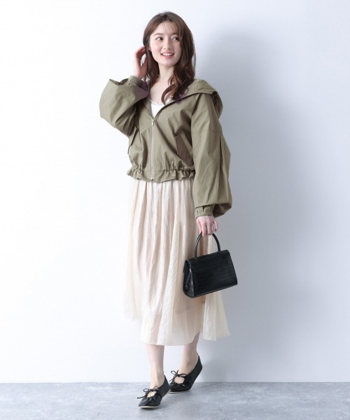 Heather（ヘザー）の「キラキラボリュームロングスカート　877057（スカート・レディース・アイボリー/ブラウン/グリーン系その他・FREE）」の7枚目の写真