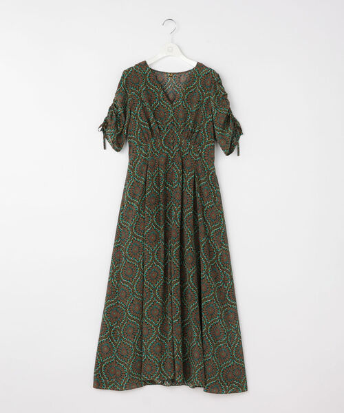 セール ドットデシンアラベスク柄ワンピース ワンピース Ravissant Laviere ラヴィソンラヴィエール のファッション通販 Zozotown