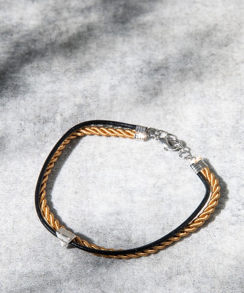 Rocky Monroe（ロッキーモンロー）の「2連アンクレット ブレスレット（アンクレット・メンズ・ブラック/ベージュ/ネイビー/ブラウン/レッド/ターコイズブルー/ブラック系その他/ブラウン系その他/ベージュ系その他/グリーン系その他/ブルー系その他/レッド系その他・FREE）」の6枚目の写真