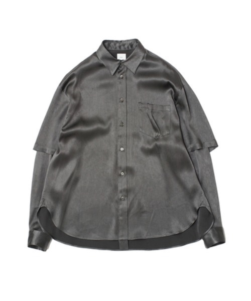 Name.（ネーム）の「Nameサテンダブルスリーブシャツ⁄NMSH
