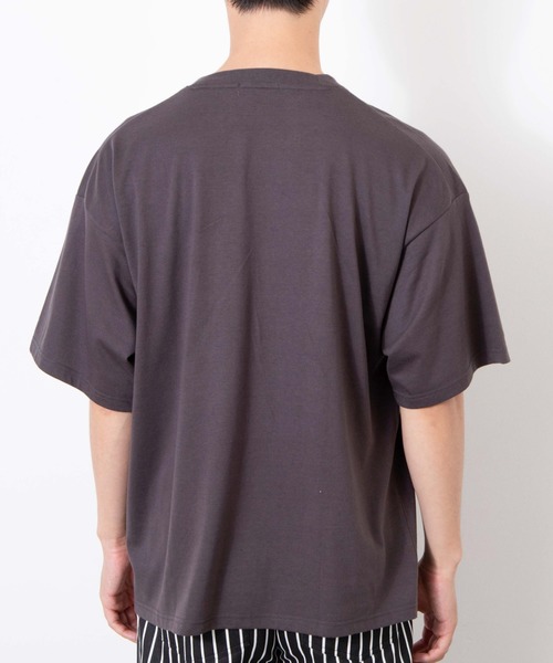 WEGO（ウィゴー）の「WEGO/ナイロンポケットTシャツ（Tシャツ/カットソー・メンズ・ホワイト/ホワイト系その他/スミクロ・MEDIUM/LARGE）」の21枚目の写真