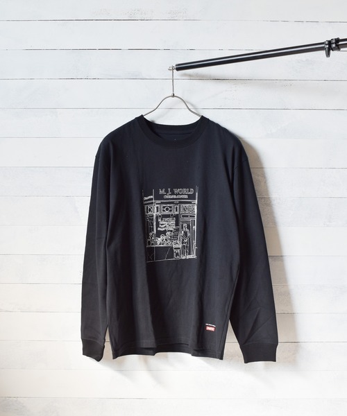Naked Rust and other POEMS(ネイキッドラストアンドアザーポエムス)の「【69】【Naked Rust and other POEMS】手書きプリント 長袖カットソー(Tシャツ/カットソー・レディース・ホワイト/ブラック/ベージュ・MEDIUM/LARGE)」の9枚目の写真