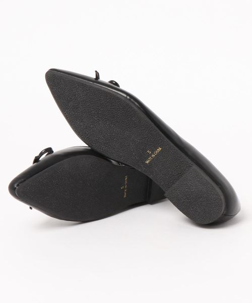 KOBE LETTUCE（コウベレタス）の「サイドカットフラットバレエシューズ（バレエシューズ・レディース・ブラック/レオパード/パイソン/ベージュ/チェック・M/L/LL/S）」の6枚目の写真