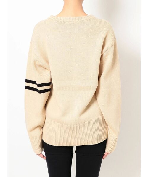 GYDA（ジェイダ）の「G SLEEVELINE KT TOPS（ニット/セーター・レディース・ブラック/ベージュ/グリーン・FREE）」の13枚目の写真