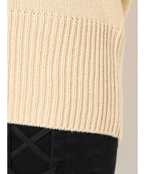 GYDA（ジェイダ）の「G SLEEVELINE KT TOPS（ニット/セーター・レディース・ブラック/ベージュ/グリーン・FREE）」の16枚目の写真