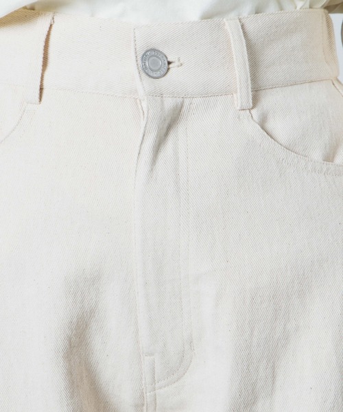 WEGO（ウィゴー）の「WEGO/レースアップカラーストレートパンツ（チノパンツ・レディース・ブラウン/オフホワイト・FREE）」の13枚目の写真