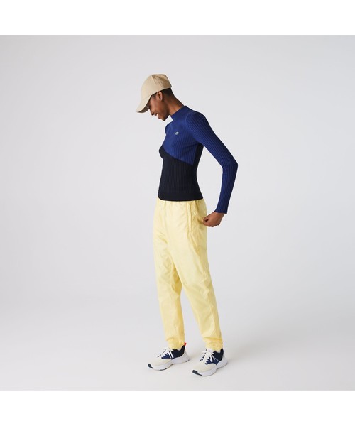 LACOSTE L!VE（ラコステライブ）の「LACOSTE L!VE ２トーンカシミアニットセーター（ニット/セーター・レディース・ブルー・38/36/34）」の5枚目の写真