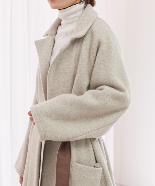 Rouge vif（ルージュヴィフ）の「Wフェイスジャージーコート（その他アウター・レディース・ベージュ・フリー）」の9枚目の写真