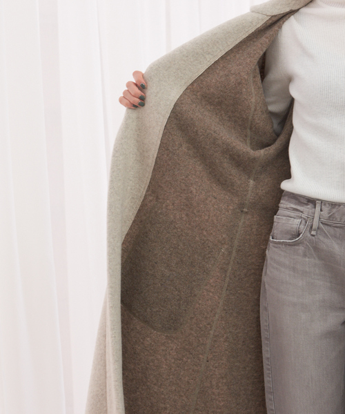 Rouge vif（ルージュヴィフ）の「Wフェイスジャージーコート（その他アウター・レディース・ベージュ・フリー）」の12枚目の写真