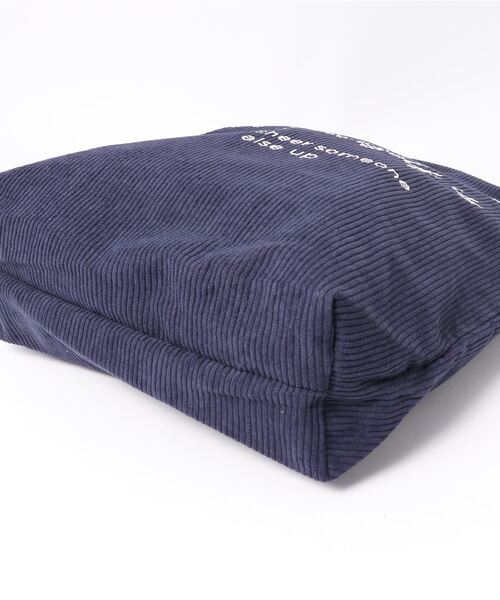 KOBE LETTUCE（コウベレタス）の「グラフィックロゴコーデュロイトートバッグ（トートバッグ・レディース・ベージュ/ネイビー/グレー/レッド/キャメル・FREE）」の6枚目の写真