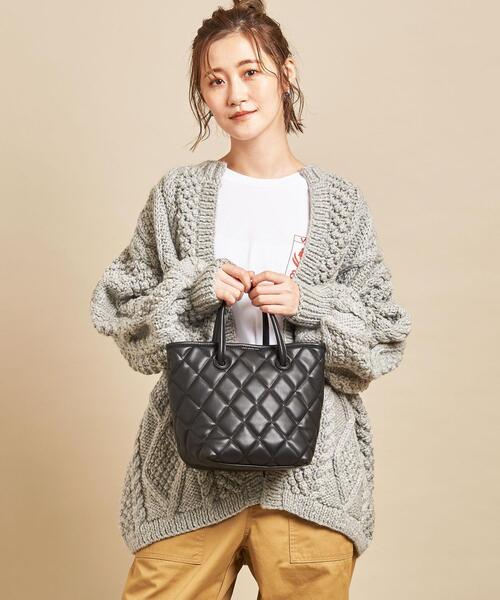 BEAUTY&YOUTH UNITED ARROWS(ビューティーアンドユースユナイテッドアローズ)の「BY∴ キルティングインポーチトートバッグ -3WAY- ◆(トートバッグ・レディース・ブラック/グレー/モカ・FREE)」の17枚目の写真