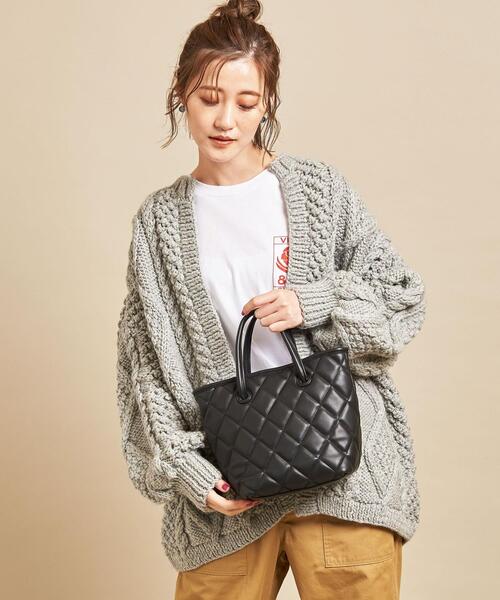 BEAUTY&YOUTH UNITED ARROWS(ビューティーアンドユースユナイテッドアローズ)の「BY∴ キルティングインポーチトートバッグ -3WAY- ◆(トートバッグ・レディース・ブラック/グレー/モカ・FREE)」の16枚目の写真