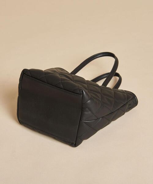 BEAUTY&YOUTH UNITED ARROWS（ビューティーアンドユースユナイテッドアローズ）の「BY∴ キルティングインポーチトートバッグ -3WAY- о（トートバッグ・レディース・ブラック/グレー/モカ・FREE）」の20枚目の写真