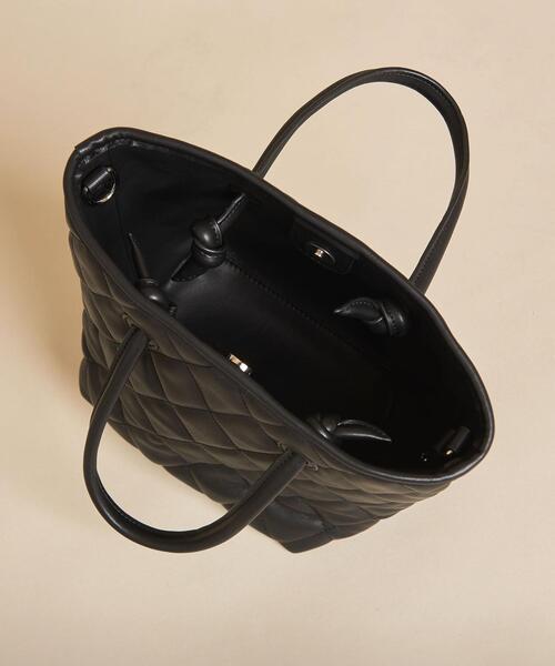 BEAUTY&YOUTH UNITED ARROWS（ビューティーアンドユースユナイテッドアローズ）の「BY∴ キルティングインポーチトートバッグ -3WAY- о（トートバッグ・レディース・ブラック/グレー/モカ・FREE）」の19枚目の写真