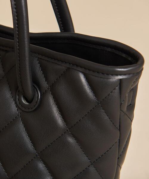 BEAUTY&YOUTH UNITED ARROWS（ビューティーアンドユースユナイテッドアローズ）の「BY∴ キルティングインポーチトートバッグ -3WAY- о（トートバッグ・レディース・ブラック/グレー/モカ・FREE）」の17枚目の写真