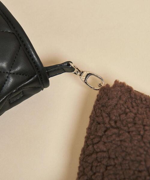 BEAUTY&YOUTH UNITED ARROWS（ビューティーアンドユースユナイテッドアローズ）の「BY∴ キルティングインポーチトートバッグ -3WAY- о（トートバッグ・レディース・ブラック/グレー/モカ・FREE）」の16枚目の写真