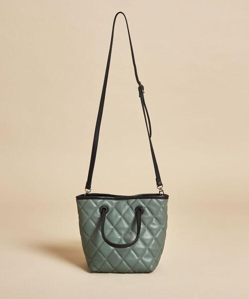 BEAUTY&YOUTH UNITED ARROWS（ビューティーアンドユースユナイテッドアローズ）の「BY∴ キルティングインポーチトートバッグ -3WAY- о（トートバッグ・レディース・ブラック/グレー/モカ・FREE）」の10枚目の写真