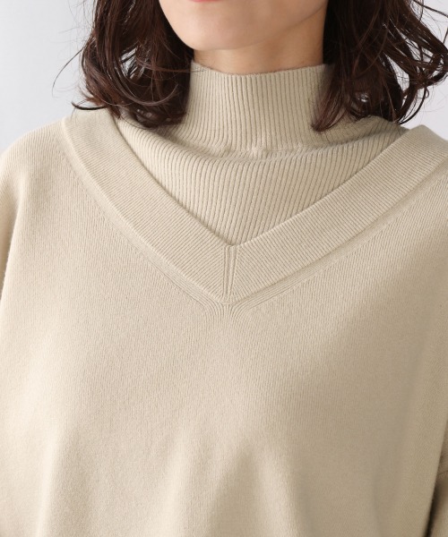 LOWRYS FARM（ローリーズファーム）の「ｍａｎｙｗａｙ２Ｐニット　917458（ニット/セーター・レディース・ブルー/ブラック/アイボリー・FREE）」の10枚目の写真