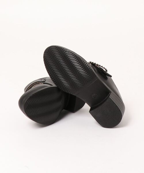 Shoes in Closet(シューズインクローゼット)の「《キッズ》 超軽量 ハートモチーフ ローファー 7663K(ローファー・キッズ・ブラック系その他/ブラック・18.0cm/19.0cm/20.0cm/21.0cm)」の5枚目の写真