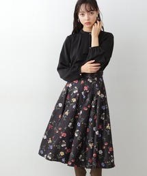 JILLSTUART  花柄 スカートスーツ上下 ジルバイジルスチュアート JILL by JILLSTUART 花柄フレアー