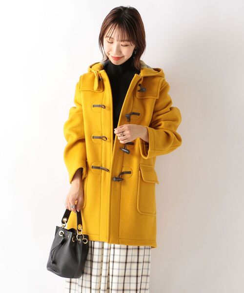 ロンドントラディション⭐︎シップス　ダッフルコート　ショート　イエロー LONDON TRADITION:ダブルフェイス ショートダッフル （ダッフル