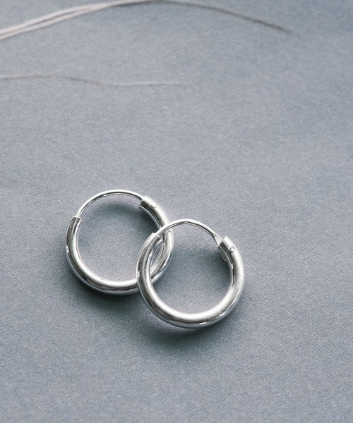 sunny branch(サニーブランチ)の「SILVER925 14mmフープピアス(ピアス(両耳用)・メンズ・シルバー/シルバー系その他・FREE)」の1枚目の写真