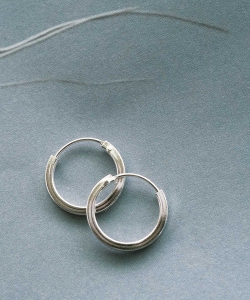 sunny branch(サニーブランチ)の「SILVER925 14mmフープピアス(ピアス(両耳用)・メンズ・シルバー/シルバー系その他・FREE)」の2枚目の写真