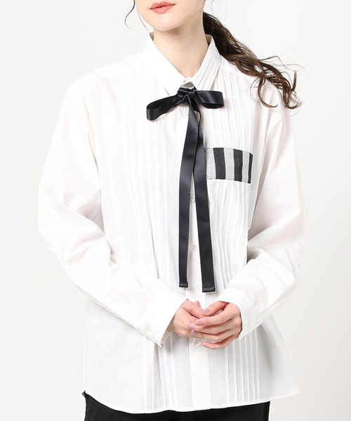 MILKBOY（ミルクボーイ）の「PIN-TUCK シャツ（シャツ/ブラウス・レディース・A/B/C・FREE）」の6枚目の写真