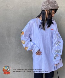 B ONE SOUL | 【WEB限定】[SEQUENCE BY B-ONE-SOUL/シークエンス] トムとジェリー 袖プリントロンT(Tシャツ/カットソー)