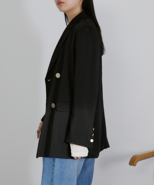 セール】ダブルテーラードジャケット（テーラードジャケット）｜Aunt