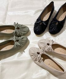 MAJESTIC LEGON | ギャザーリボンバレエシュース(バレエシューズ)