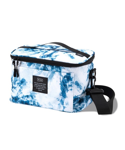 KiU（キウ）の「600D ソフトクーラーバッグ　5L（アウトドアグッズ・メンズ・レオパード/グレー系その他/ホワイト系その他/ブラック系その他/ブラック/カーキ/ブラック系その他2/ホワイト×ブルー/カラフル/ベージュ系その他/レッド系その他/ブルー系その他/ブルー系その他2/タイガーカモ/ブラック×カーキ/ブルー系その他3/ダークグリーン系/ベージュ系その他2/ホワイト系その他2・FREE）」の2枚目の写真