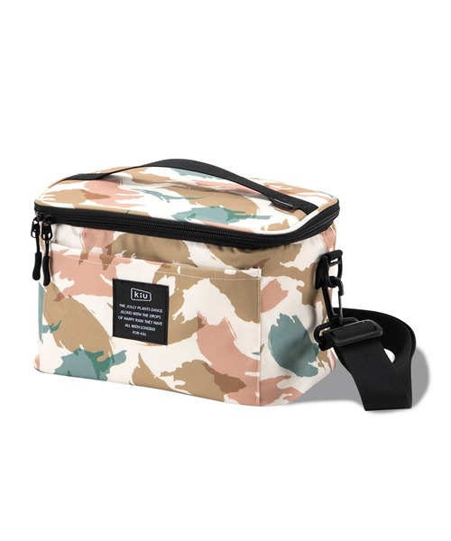 KiU（キウ）の「600D ソフトクーラーバッグ　5L（アウトドアグッズ・メンズ・レオパード/グレー系その他/ホワイト系その他/ブラック系その他/ブラック/カーキ/ブラック系その他2/ホワイト×ブルー/カラフル/ベージュ系その他/レッド系その他/ブルー系その他/ブルー系その他2/タイガーカモ/ブラック×カーキ/ブルー系その他3/ダークグリーン系/ベージュ系その他2/ホワイト系その他2・FREE）」の10枚目の写真